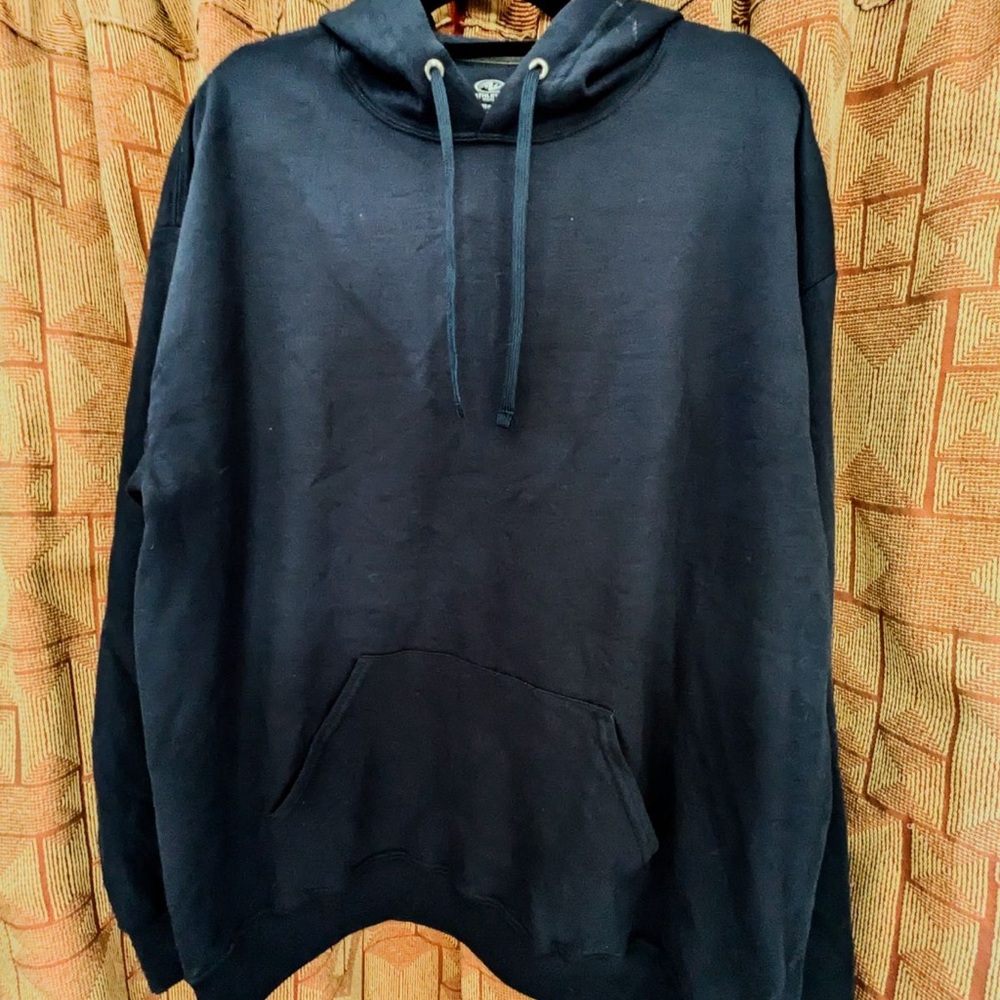Athletic brand men’s hoodie, navy blue